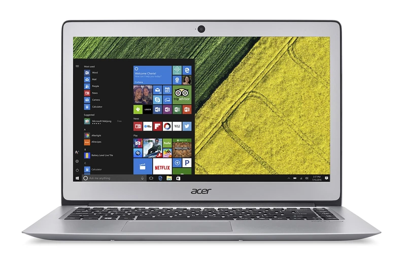 Acer Swift 3 SF314-51 14-Inch Notebook - (Silver) (Intel Core i3-7100U, 8 GB RAM, 128 GB SSD, Windows 10) - Image 1