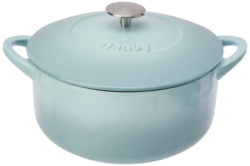 Denby USA Pavilion Cast Iron 4 L Round Casserole, Medium