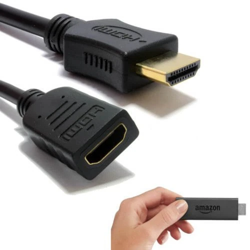 Agagadgets Fire Stick HDMI 1m Male to Female Extender Cable - Image 1