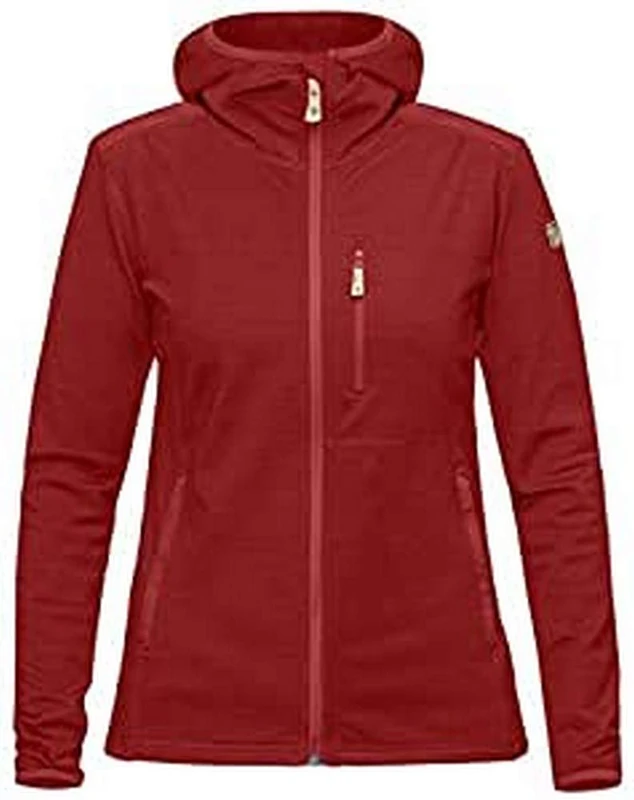 Fjällräven Keb Fleece Hoodie W Sweatshirt - Red, M