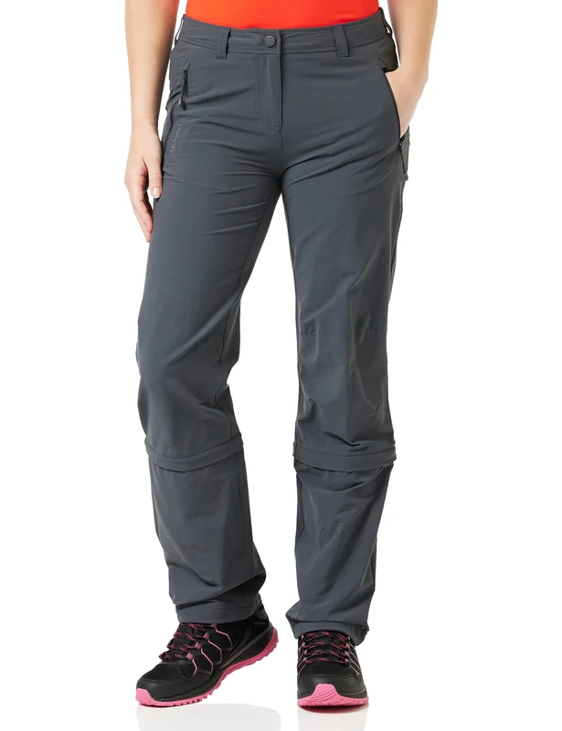 Schöffel Women's Pants Engadin Zip Off Women's Pants, Charcoal*10S