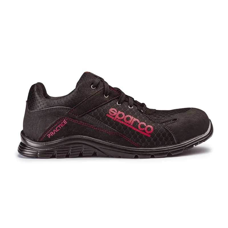 Sparco s0751748nrnr Practice Shoe, Black, Size 48