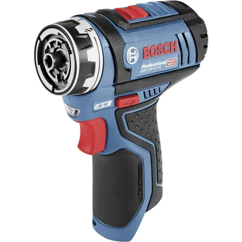 Bosch Professional 12V System GSR 12V-15 FC cordless drill/driver (without rechargeable battery and charger, in cardboard box) – FlexiClick system