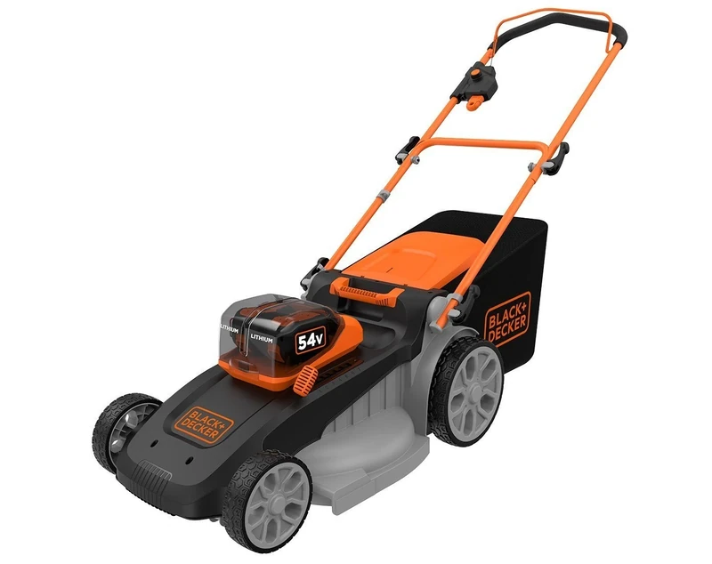 BLACK+DECKER CLM5448PCB-XJ 54 V Dual Volt Mower without Battery - Black/Red