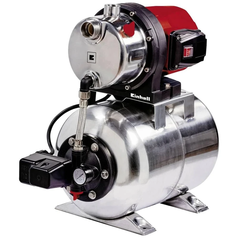 Einhell Booster unit GC-WW 1250 NN (1200 W, flow rate 5,000 l / h, discharge height 50 m, suction height 8 m, pressure 5 bar, start pressure max 1,5 bar)