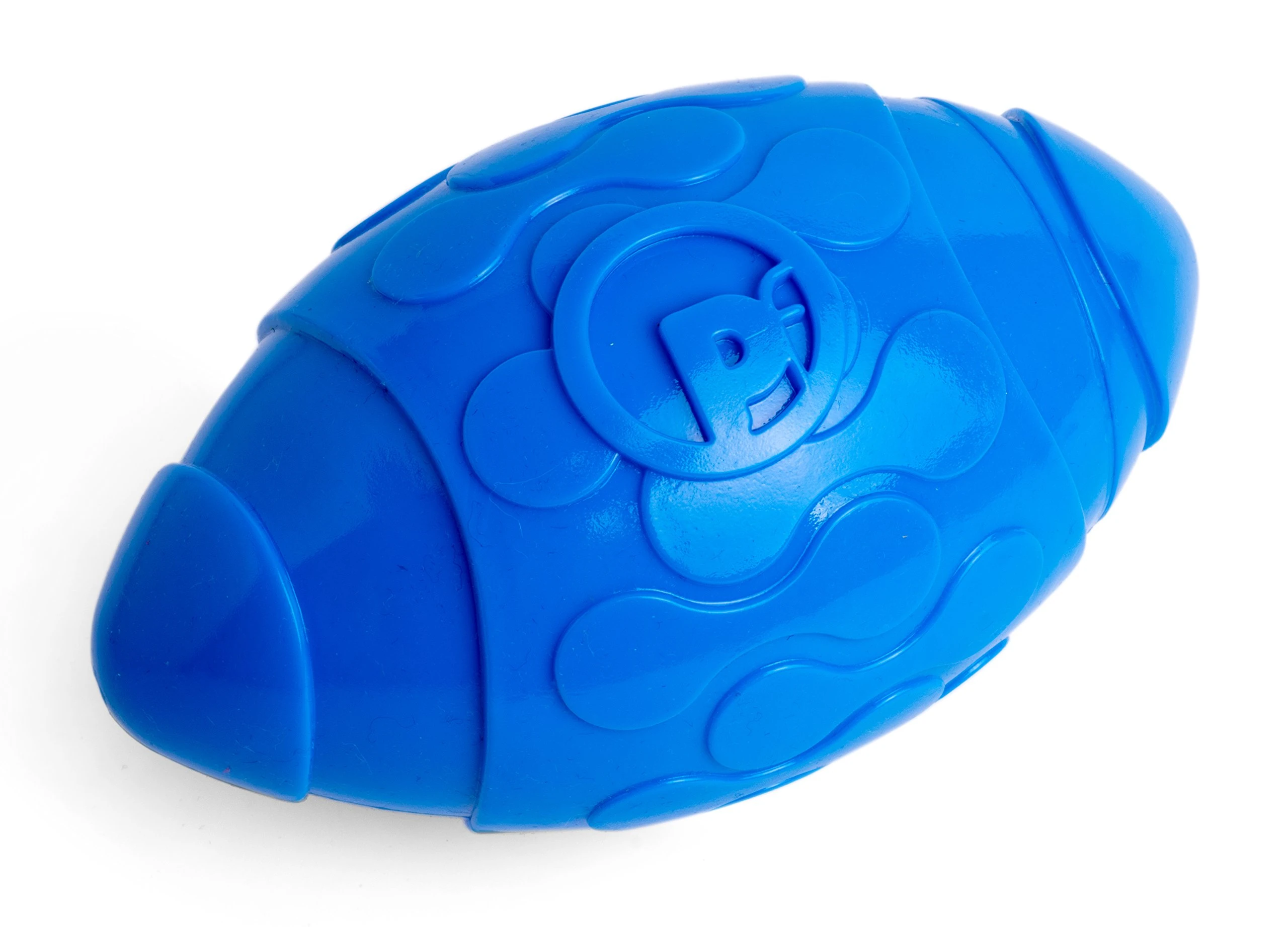 Petface Toyz Rugby Ball Dog Toy, Medium, Blue