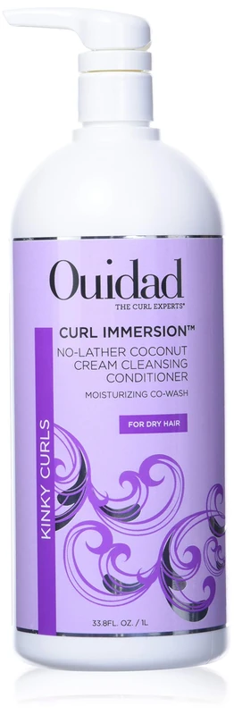 Ouidad Curl Immersion No-Lather Coconut Cream Cleansing Conditioner For Unisex 33.8 oz Conditioner