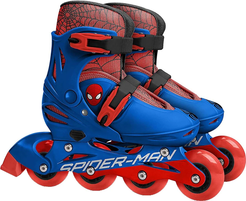 STAMP - 4 wheel inline skates - adjustable size 30-33 - SPIDERMAN