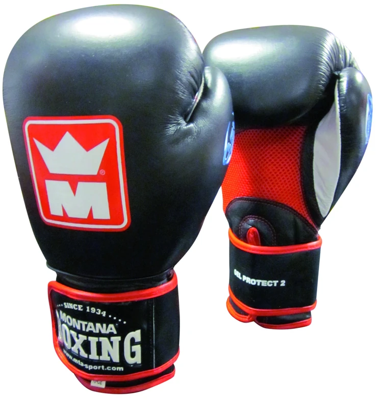 Montana 45349 Boxing Gloves Unisex Adult Black