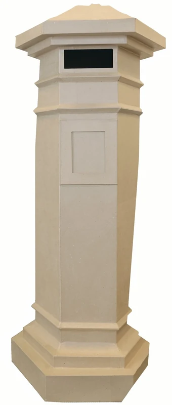 Décopatch XLA25O - An XXL papier-mâché stand 45x50x130 cm, Letter box - DIY - Customisable Décor - Completely Personalise - Creative + Leisure Activity - Image 1