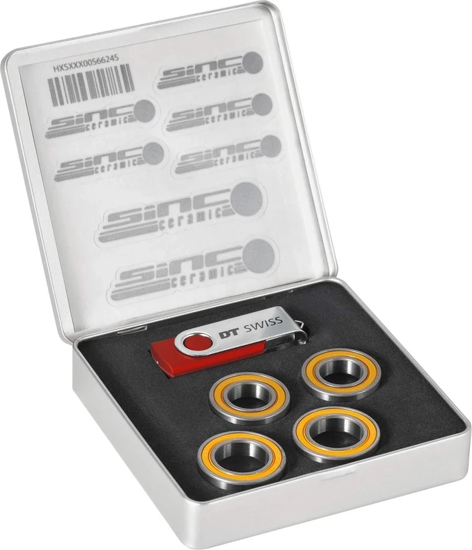 DT Swiss Set of 4 SINC ceramic bearings for RRC and RR Dicut wheels pre - 2015