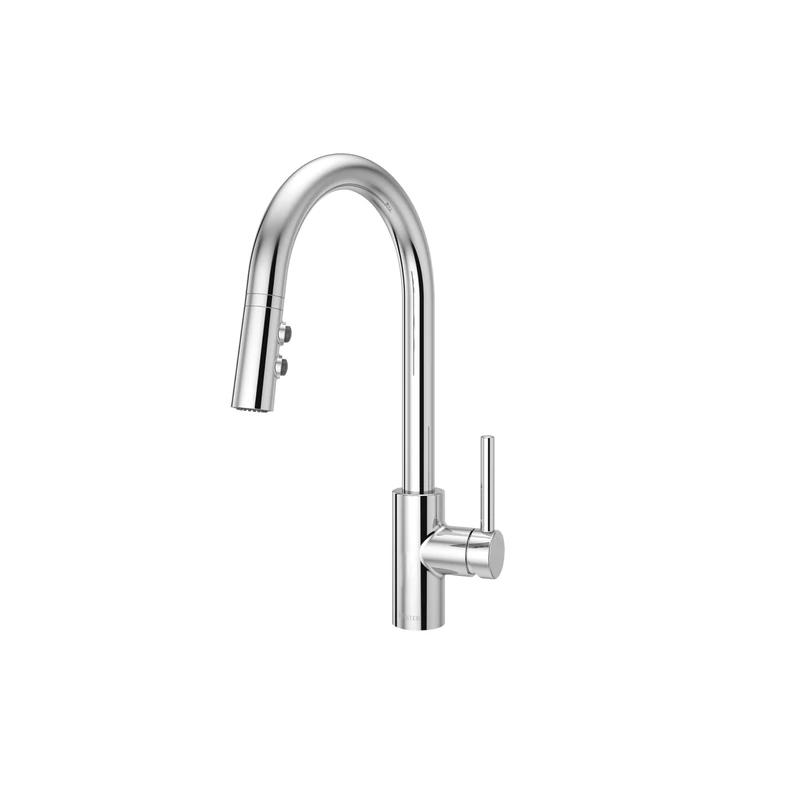 Pfister LG529SAC Stellen 1-Handle Pull Down Kitchen Faucet, Polished Chrome