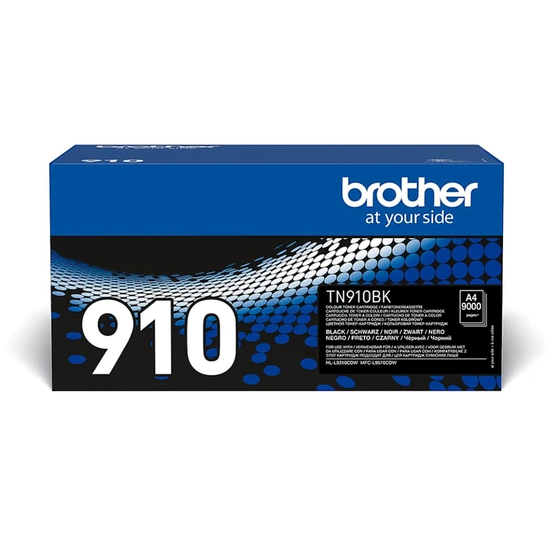 Brother TN-910BK Toner Cartridge, Black, Single Pack, Ultra High Yield, Includes 1 x Toner Cartridge, Brother Genuine Supplies
