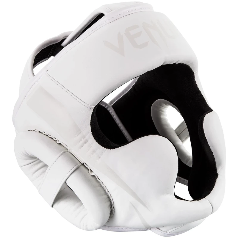 Venum, Elite Boxing Headgear, Men's, One Size, White/White