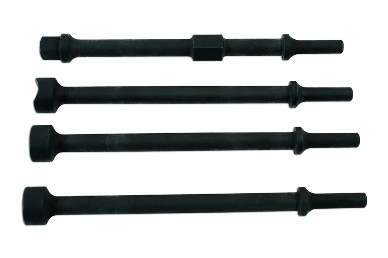 Laser 6677 Vibro Air Chisel Set 4pc