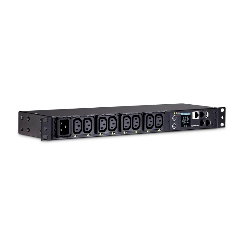 CyberPower PDU81005 Metered-by-outlet PDU, Single Phase, 16 Amps, 8 IEC C13, Vertical/Horizontal