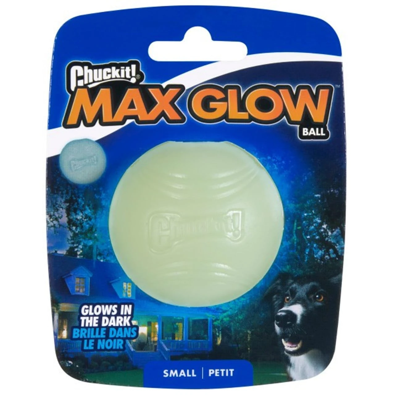 CHUCKIT Max Glow Balls, Small (Package may vary)