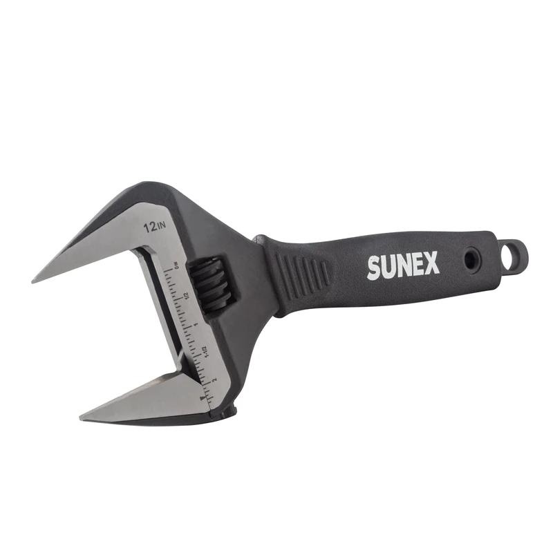 Sunex 9614 Adjustable Wrench, 12" Wide Jaw