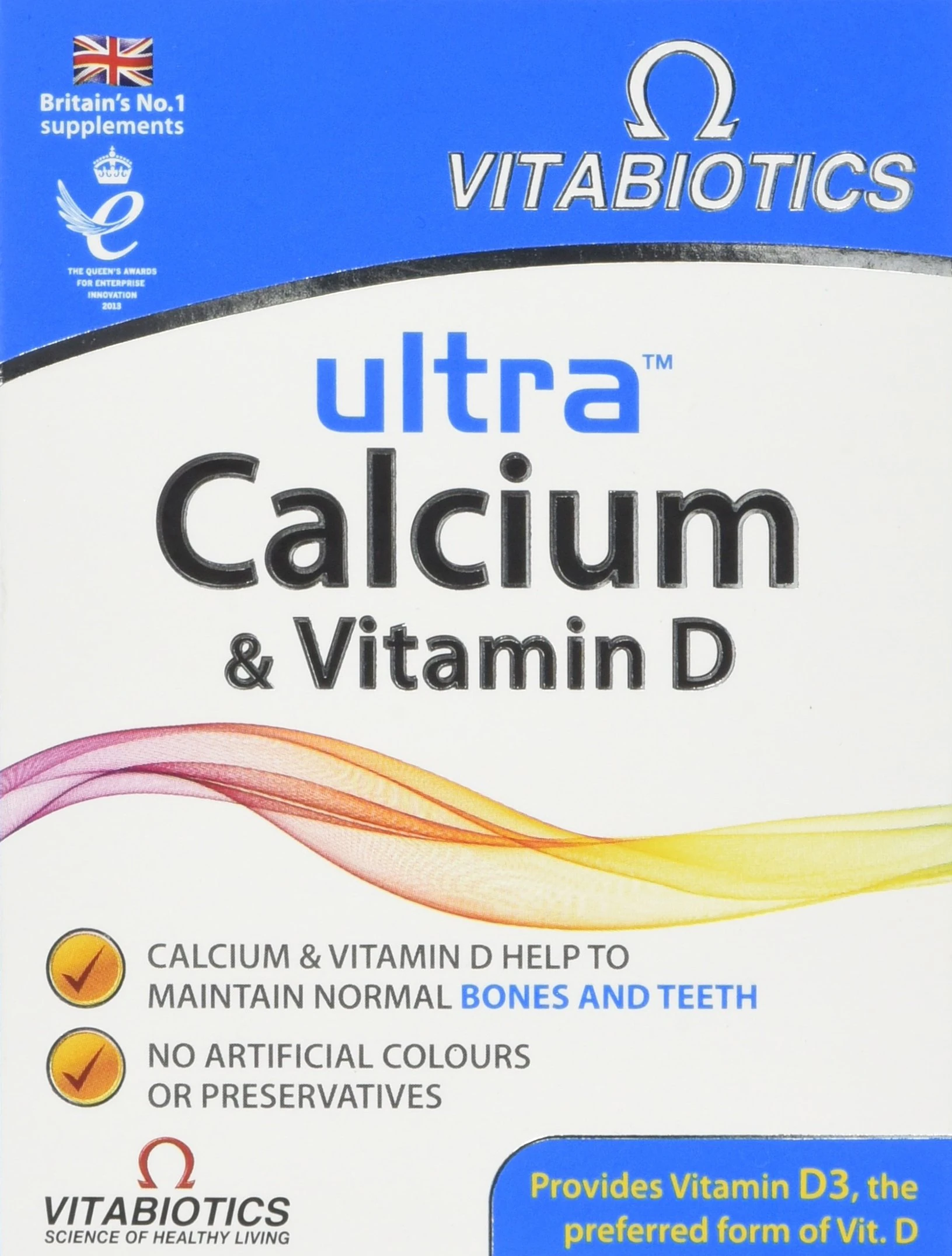 Calcium and Vitamin D Tablets, Vitabiotics Ultra (Pack of 1)