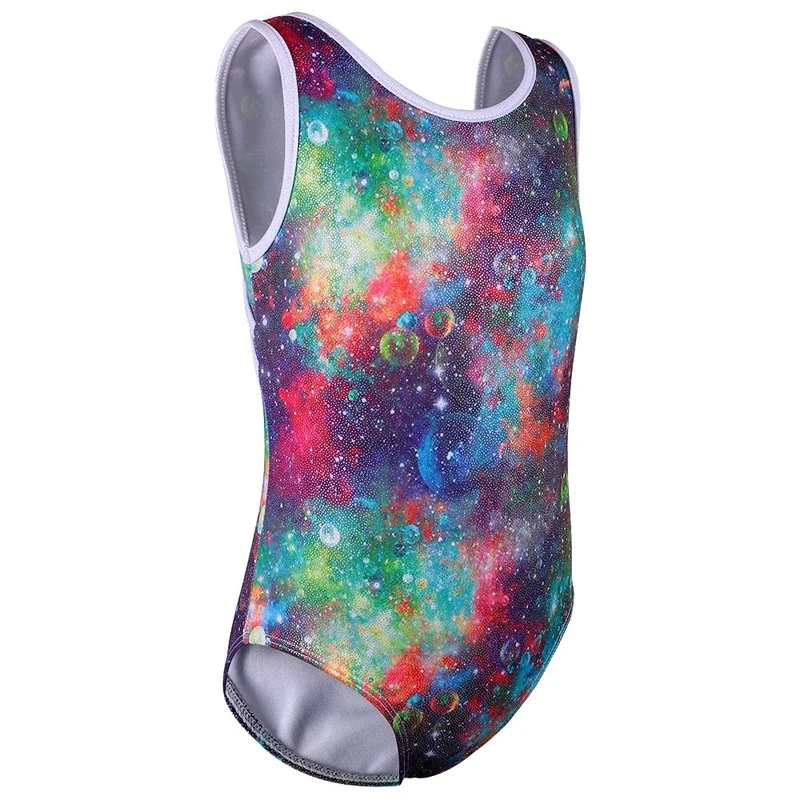 Saby Sport Girls Sleeveless Gymnastics Top, Purple (purple), Gr. XXL (manufacturer size: 8A) - Image 1