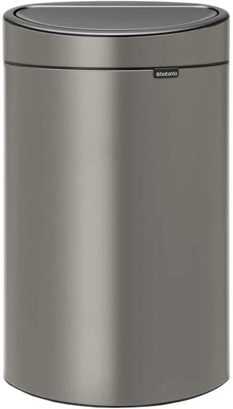 Brabantia 114908 Touch Bin New, 40 litre-Platinum, Stainless_Steel