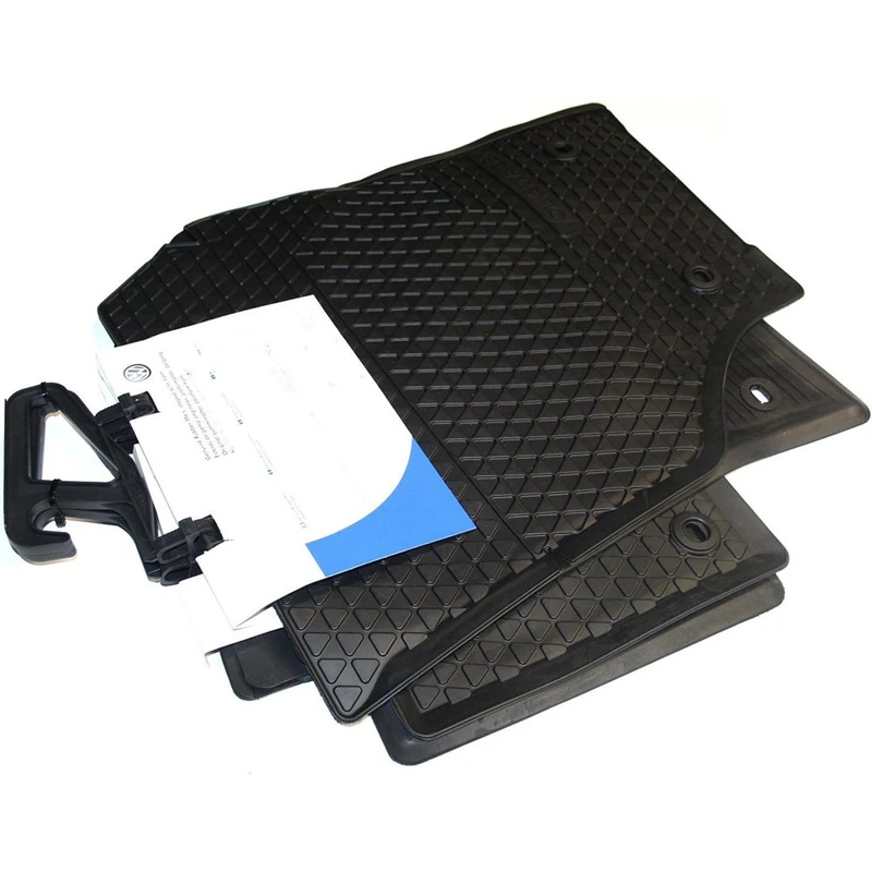 Volkswagen 7M1061550041 Rubber Floor Mats Set Plus Front/Middle/Rear