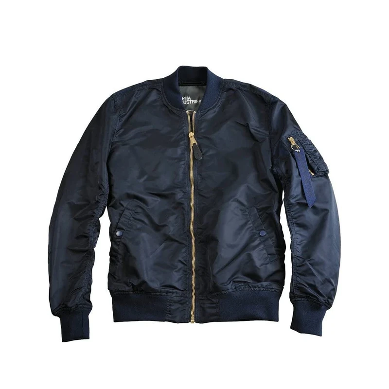 Alpha Industries MA-1 VF LW Bomber Jacket for Men Rep Blue/Gold