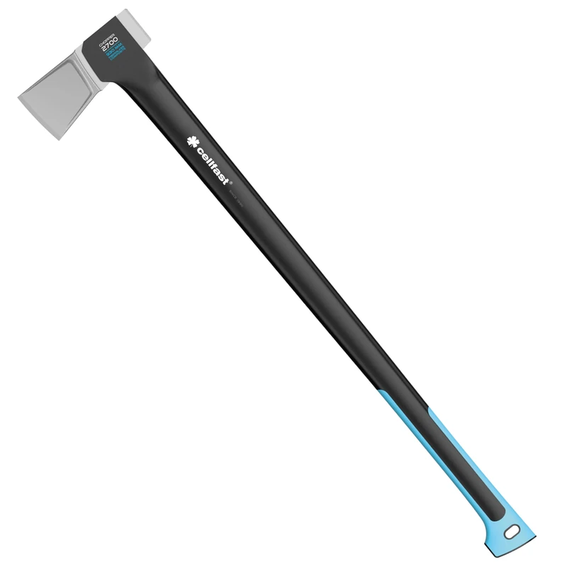 Cellfast Splitting Axe C2700 ENERGO™, 2.7 kg, Inductively Hardened Steel, Non-slip Surface SAFETOUCH™, Length 930 mm, 41-008