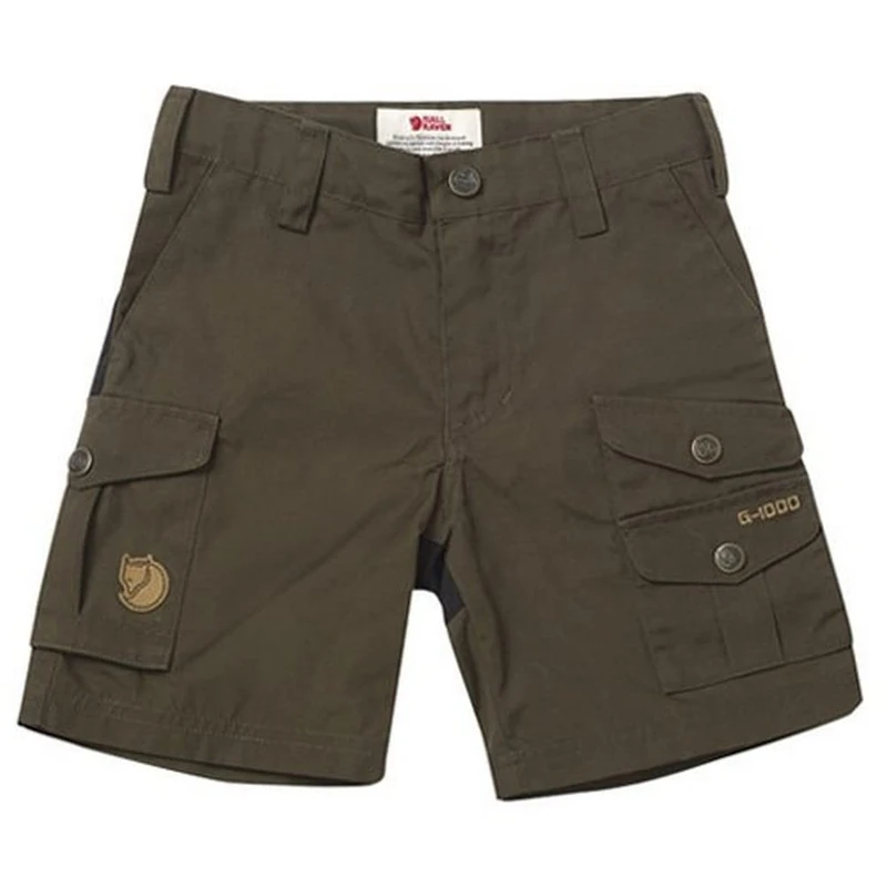 Fjallraven 82469 Kids Vidda Shorts Shorts unisex-child Dark Olive 158