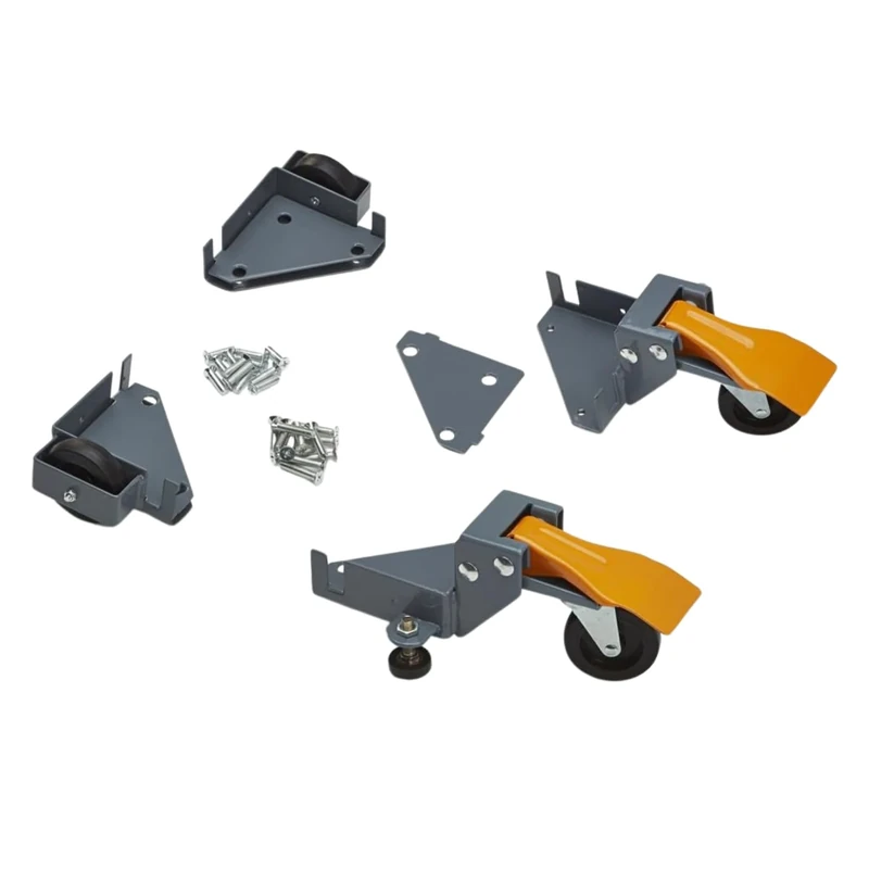 Bora Portamate Mobile Base Kit PM-1100 - Heavy Duty, Universal, Customizable, Adjustable Rolling Set, Dolly Roller Frame and Casters for Moving Equipment, Tools, Machines - 400 lb Capacity