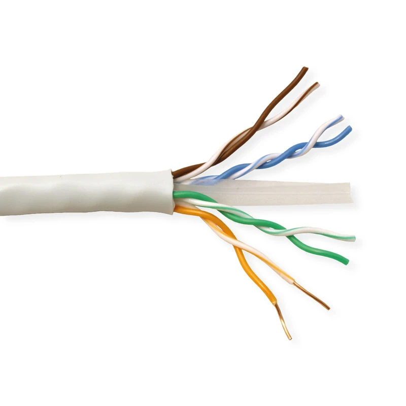 Rotronic Roline 21150990 UTP Cable Cat. 6/Class E Solid Wire 100 m Grey