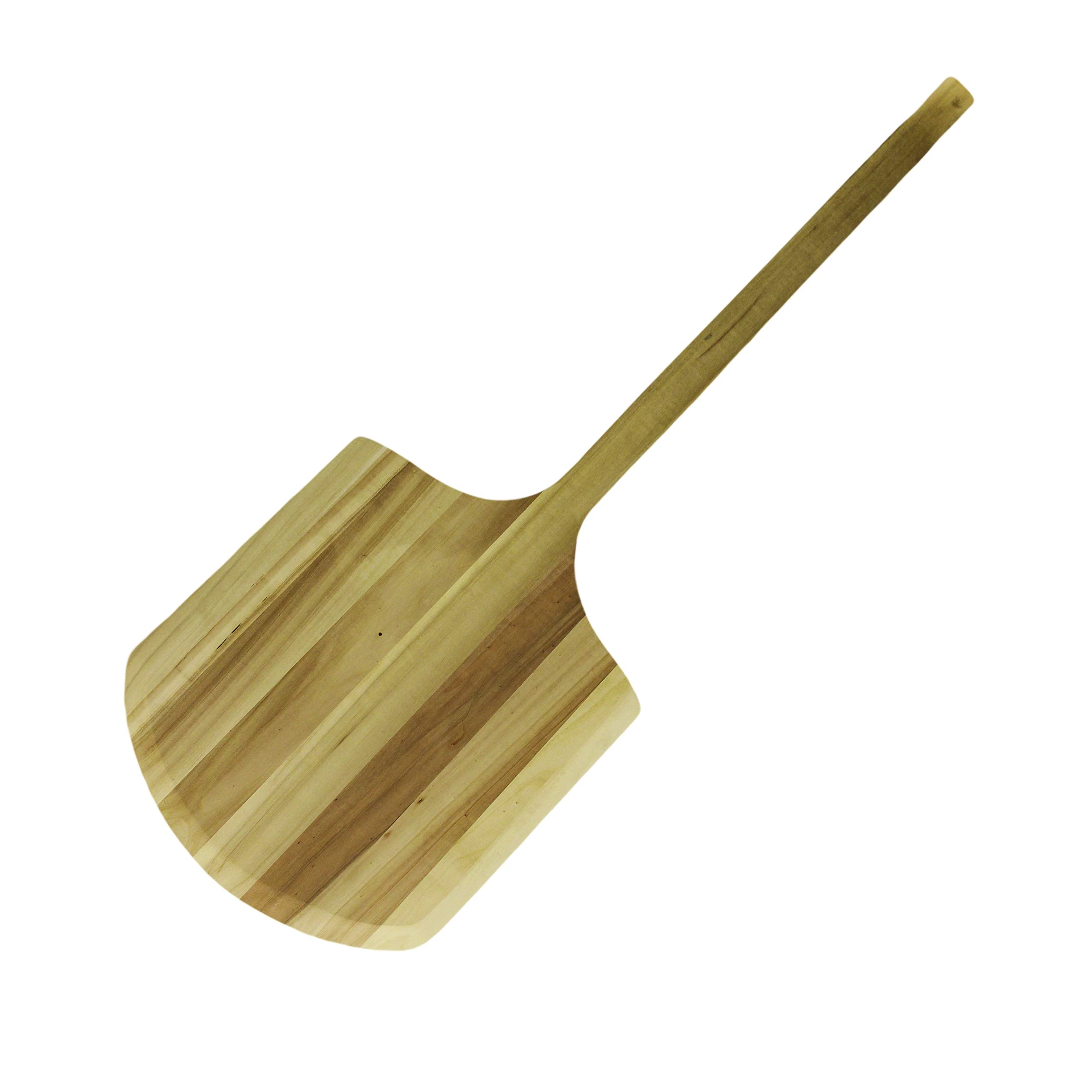 Samuel Groves Wooden Pizza Peel, Pizza Paddle 305 x 356mm - Overall 914mm by Chabrias Ltd