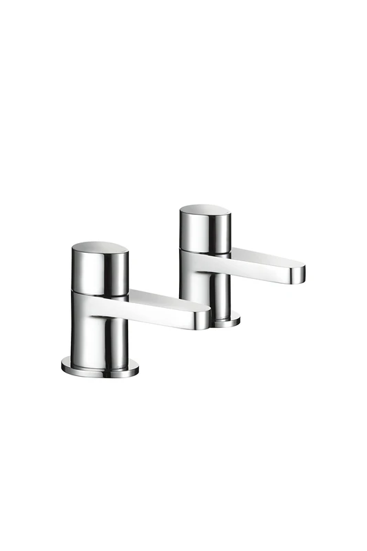 Mira Showers Sport Contemporary Basin Pillar Tap - Chrome