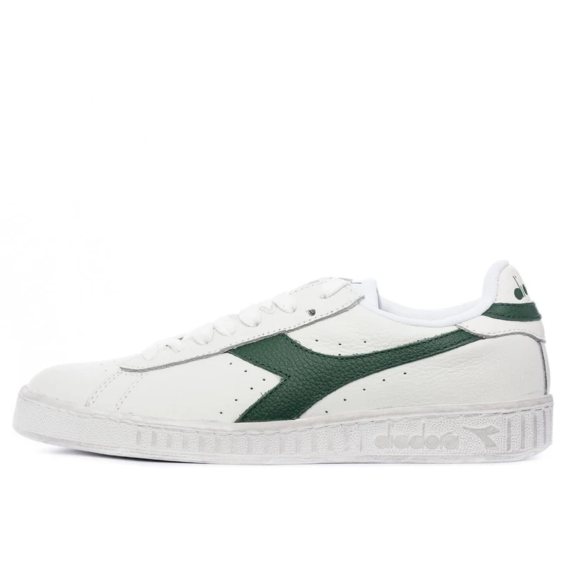 Diadora Game L Low Waxed, Unisex Adults’ Gymnastics Shoes, White (Bianco/Fogliame C1161), 4 UK (36.5 EU)