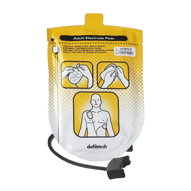 Cardiac Science H50006 Powerheart G3 defibrillation pads, Adult