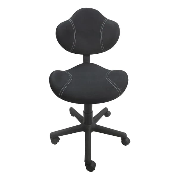 Demeyere 205309 Argonaut Chaise dactylo Coloris Noir Revêtement Polyester/PVC 57 x 58 x 82 cm