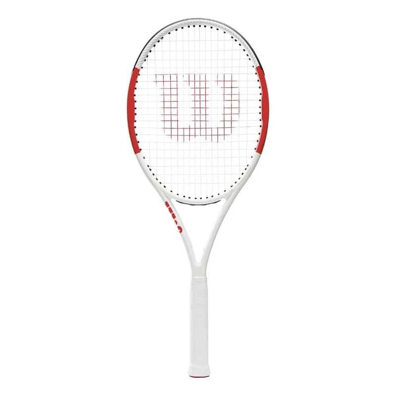 Wilson Six.One Lite 102 Performance Racket - Red/Grey, Size 0