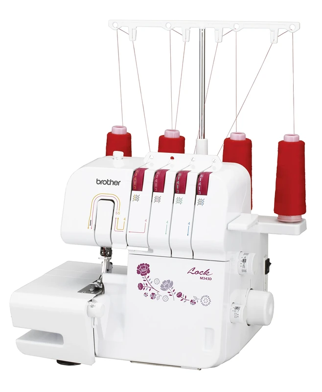 Brother M343D White Stainless Steel Serger 34 x 32 x 33 cm