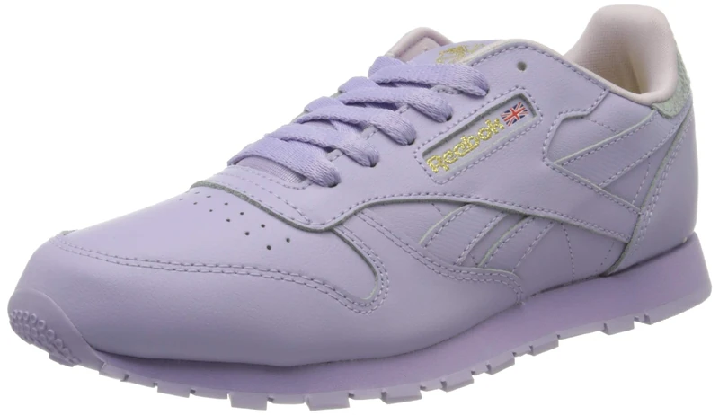Reebok Reebok Classic Leather Bd5543, Unisex Kids' Low-Top Sneakers, Purple (Purple Bd5543), 4.5 UK (36.5 EU)