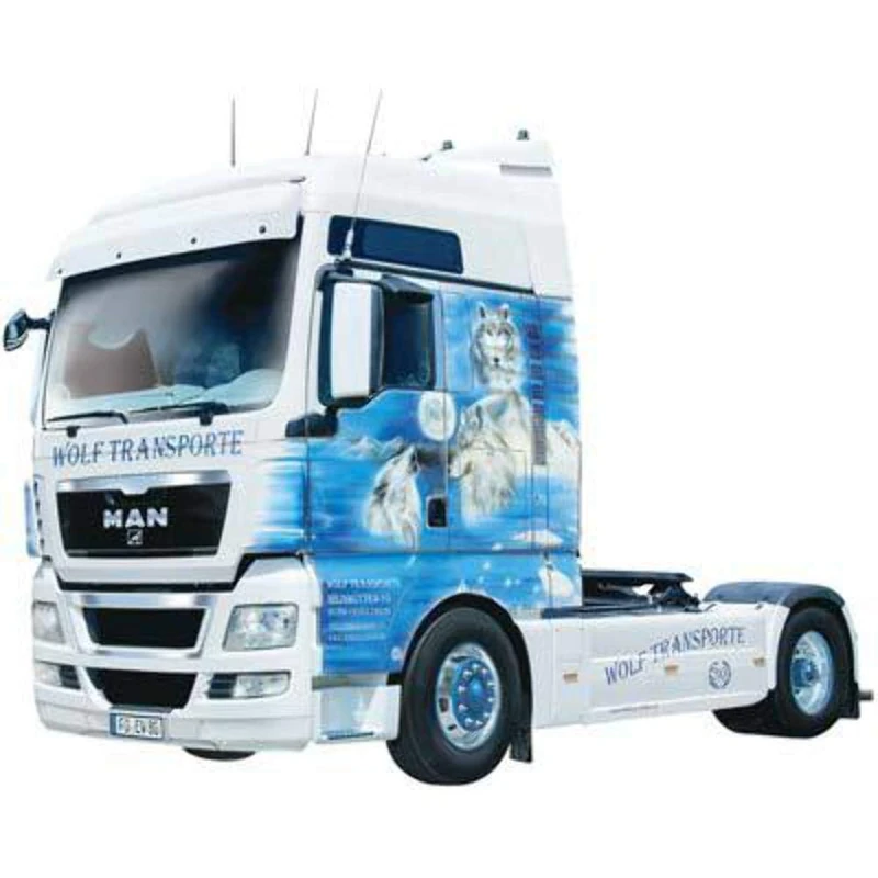 Italeri 3921-1:24 Man TGX XXL Wolf Transporte, Vehicle