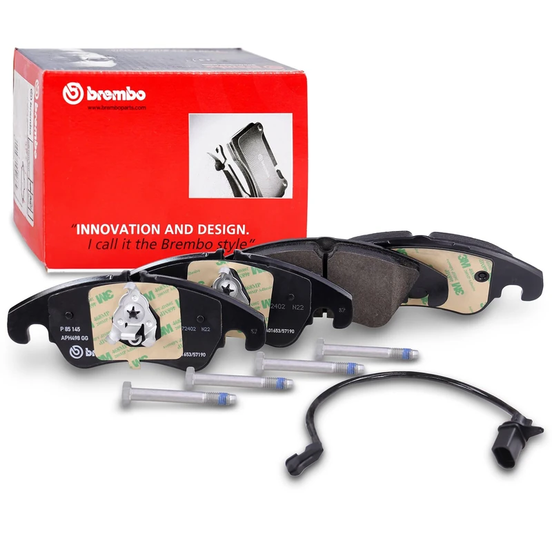 Brembo P 85 145 Brake Pads - With Screw Clamp Assembly