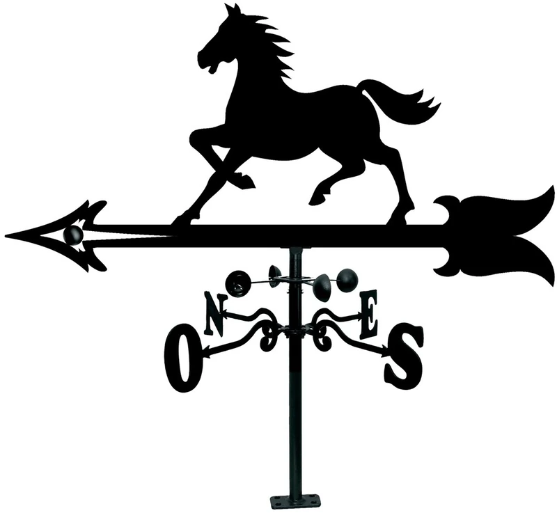 Arthifor Roof Vehicle with Horse Silhouette, Matte Black