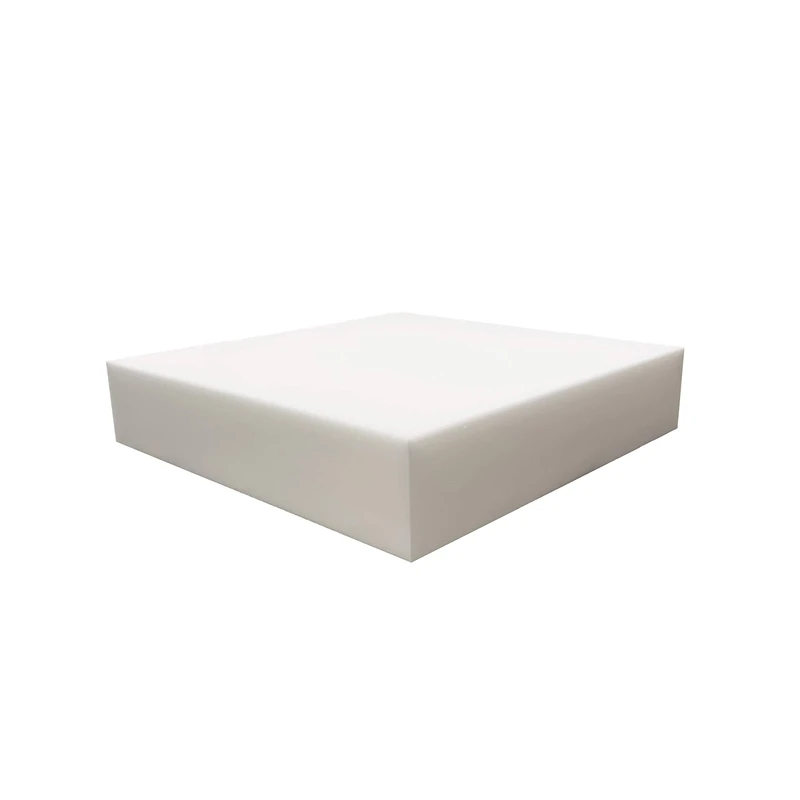 FoamRush 6" H x 26" W x 26" L Upholstery Foam Cushion High Density (Chair Cushion Square Foam for Dinning Chairs, Wheelchair Seat Cushion Replacement)