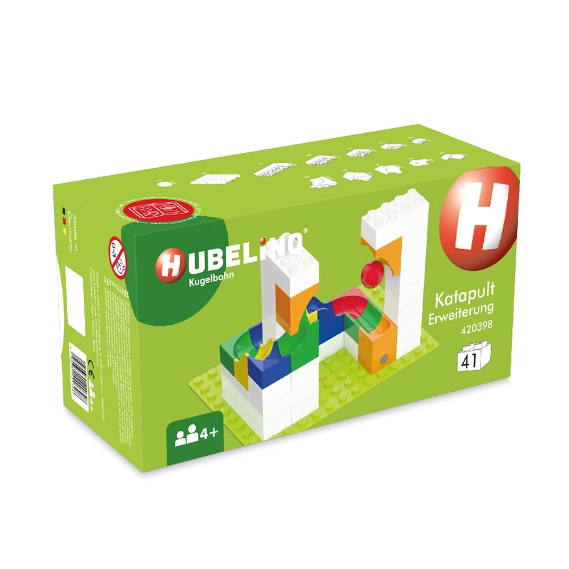 Hubelino Catapult Expansion Set, 41 Pieces, Compatible with Popular Building Blocks, Ages 4 and Up (Made in Germany) - Image 1