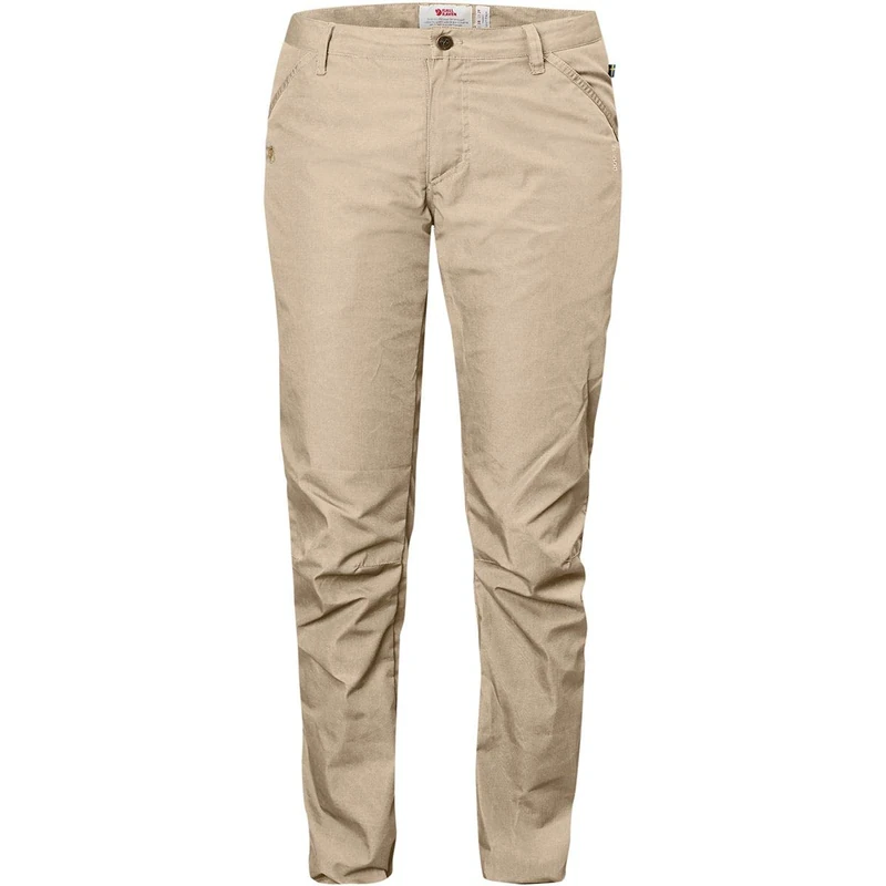 Fjällräven Women's Long Trousers High Coast Trousers W, Womens, Long Trousers, 89634, Limestone, 34 (EU) - Image 1