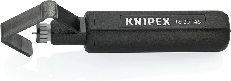 KNIPEX Stripping Tool for Spiral Cutting in Blister Shock-Resistant Plastic Body 150 mm, 16 30 145 SB