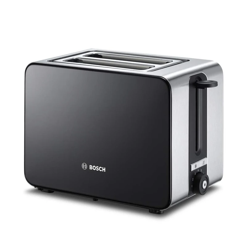 Bosch TAT7203 Kompakt-Toaster stainless steel black