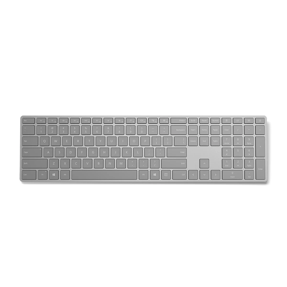 Microsoft Surface Wireless Bluetooth Grey English International Keyboard Layout