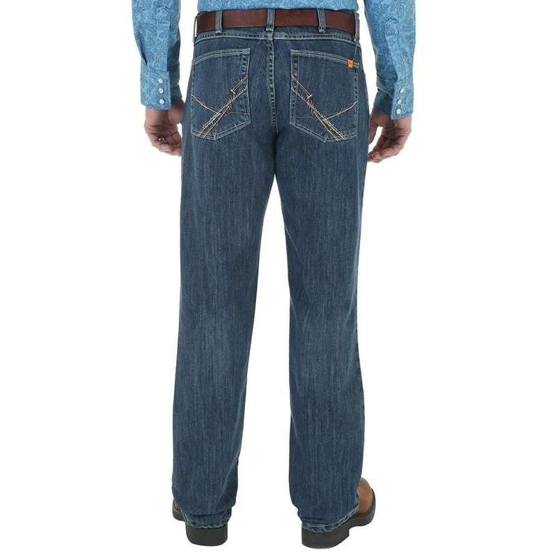 Wrangler Men's 20X Flame Resistant Vintage Boot Cut Jean, Midstone, 30x34
