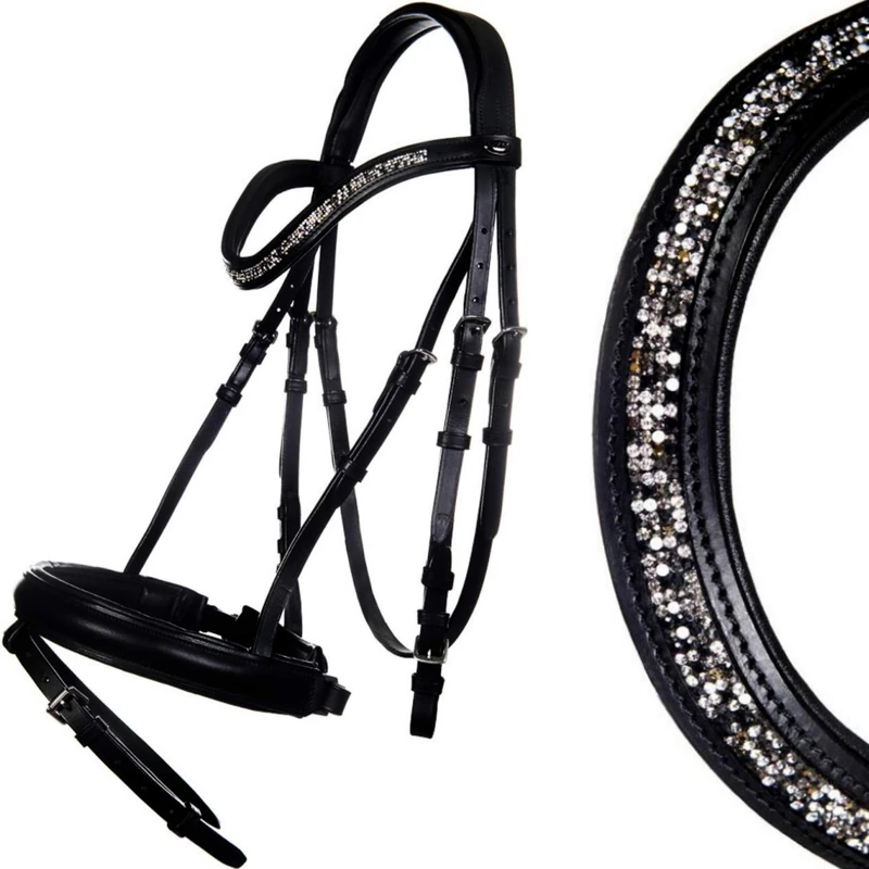 Hkm Hkm 4057052113581 Amanda-9196 Horse Bridle Black/Anthracite Pony